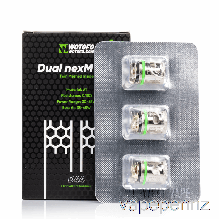 Wotofo NexMini Replacement Coils 0.15ohm D44 Dual nexMESH Coils VAPE NZ